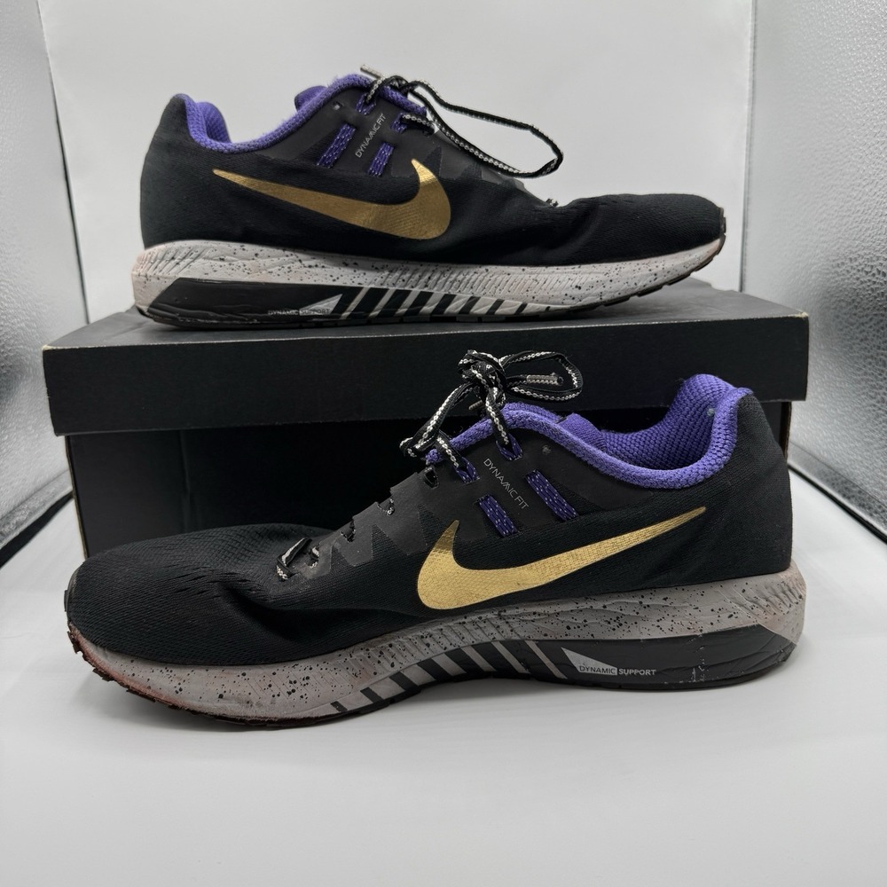 Nike Air Zoom Structure 20 Women's Running Shoes Size 13 Black Purple Nike ID